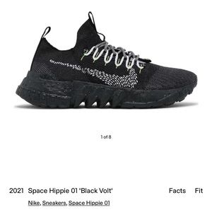 Nike NIKE SPACE HIPPIE 01 sneakers “anthracite” (m4 / w6)